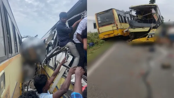 తమిళనాడులో ఘోర రోడ్డు ప్రమాదం: రెండు RTC బస్సులు ఢీ – 11 మంది మృతి, 40 మంది గాయాలు